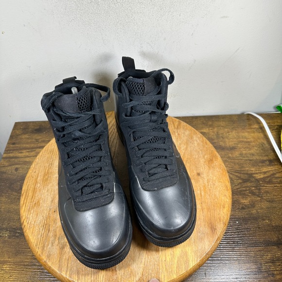 Nike Air Force 1 Foamposite Cup Black Men's Shoes Sneakers Size 8.5 AH6771-001 - Picture 7 of 10